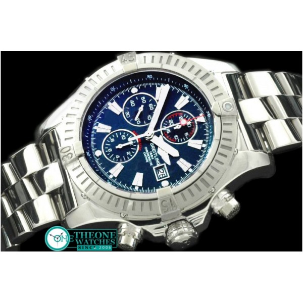 Breitling - 2010 Super Avenger SS/SS Black A-7750 28800