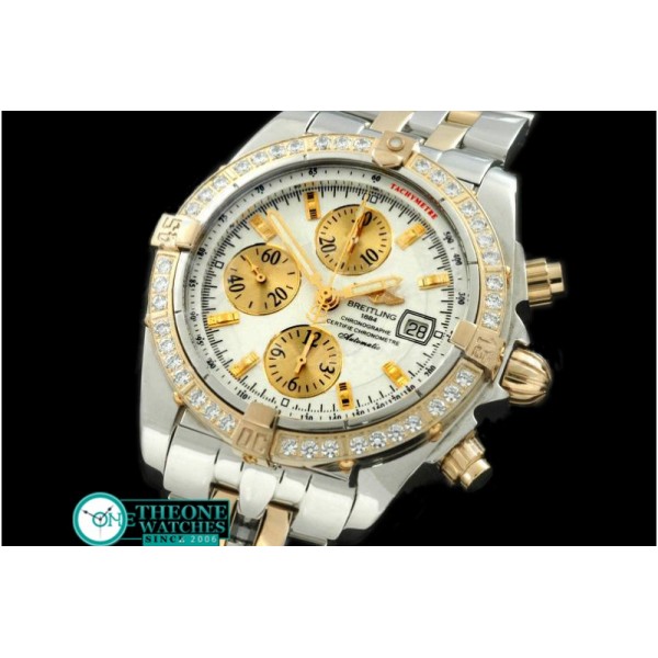 Breitling - Chronomat Evo SS/YG White Sticks A-7750 28800