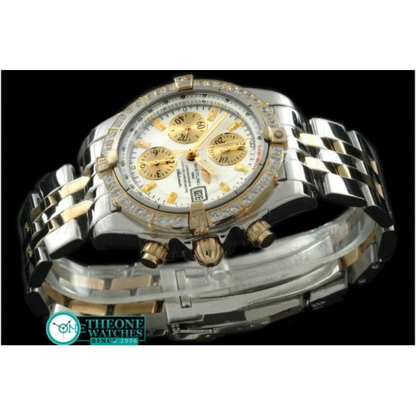 Breitling - Chronomat Evo SS/YG White Sticks A-7750 28800