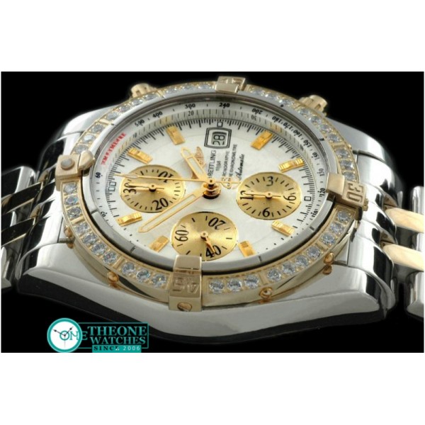 Breitling - Chronomat Evo SS/YG White Sticks A-7750 28800