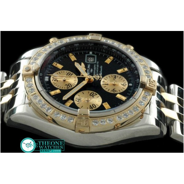 Breitling - Chronomat Evo SS/YG Black Sticks A-7750 28800