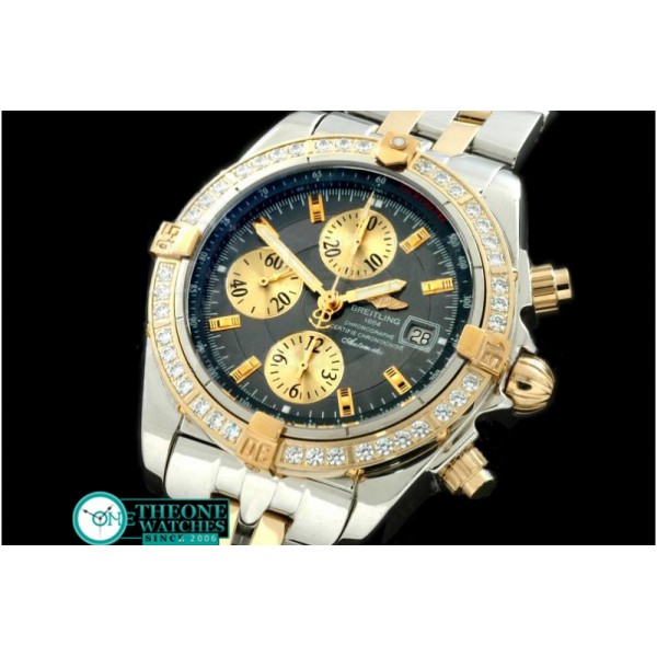 Breitling - Chronomat Evo SS/YG Grey Sticks A-7750 28800