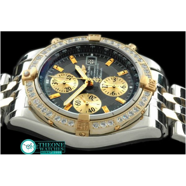 Breitling - Chronomat Evo SS/YG Grey Sticks A-7750 28800