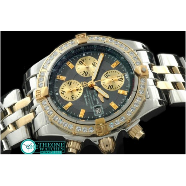 Breitling - Chronomat Evo SS/YG Grey Sticks A-7750 28800