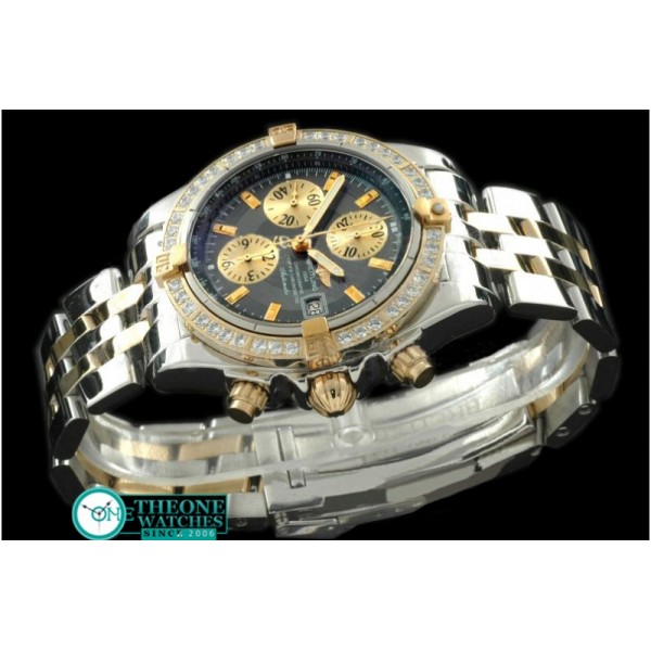 Breitling - Chronomat Evo SS/YG Grey Sticks A-7750 28800