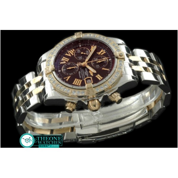 Breitling - Chronomat Evo SS/YG Brown Roman A-7750 28800