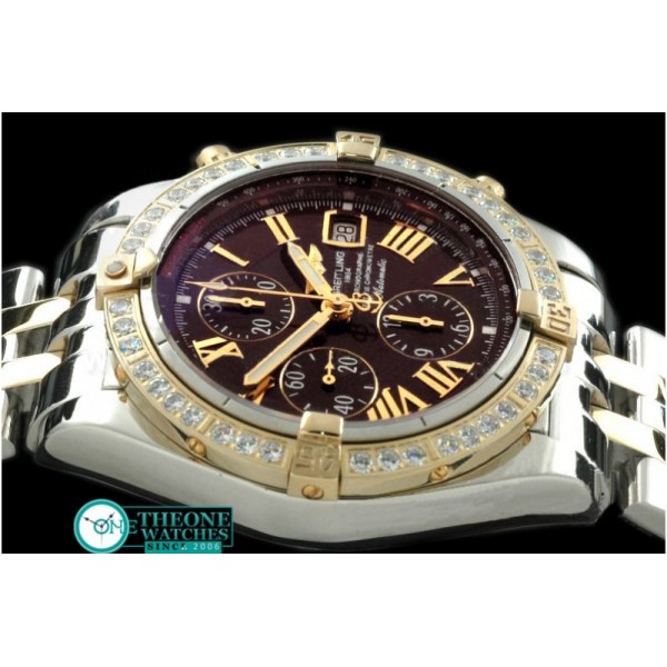 Breitling - Chronomat Evo SS/YG Brown Roman A-7750 28800