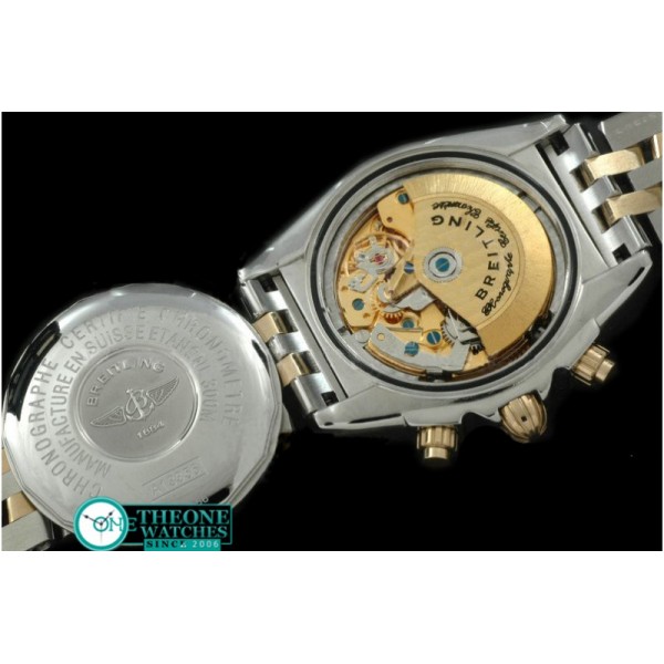 Breitling - Chronomat Evo SS/YG White Numeral A-7750 28800