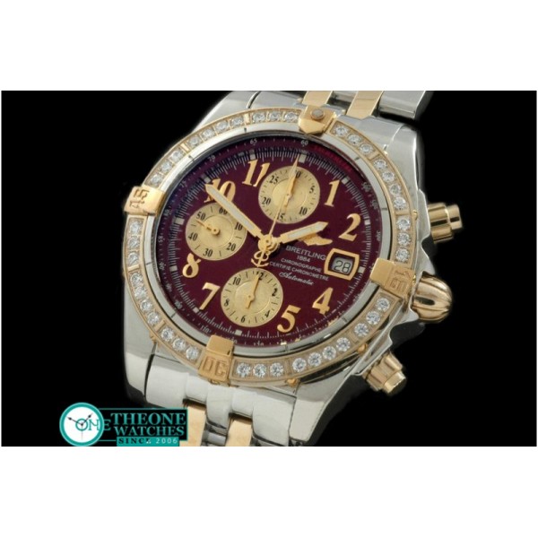 Breitling - Chronomat Evo SS/YG Brown Roman A-7750 28800