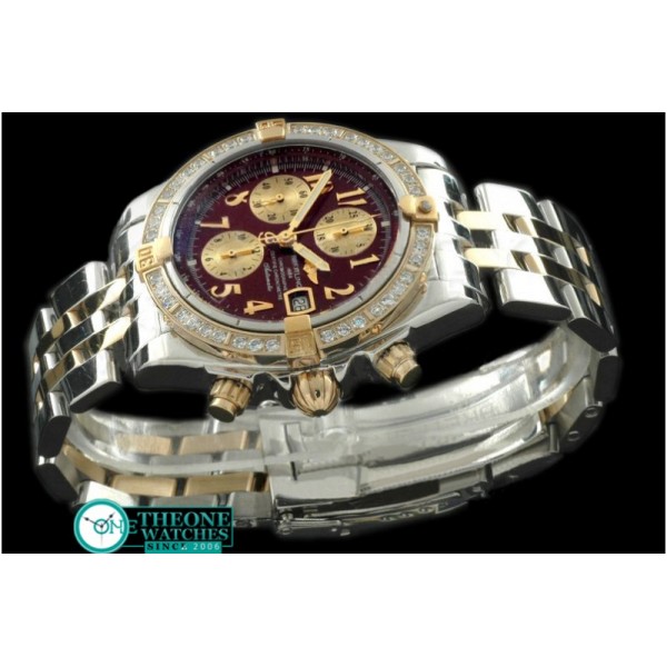 Breitling - Chronomat Evo SS/YG Brown Roman A-7750 28800