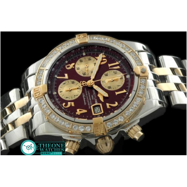 Breitling - Chronomat Evo SS/YG Brown Roman A-7750 28800