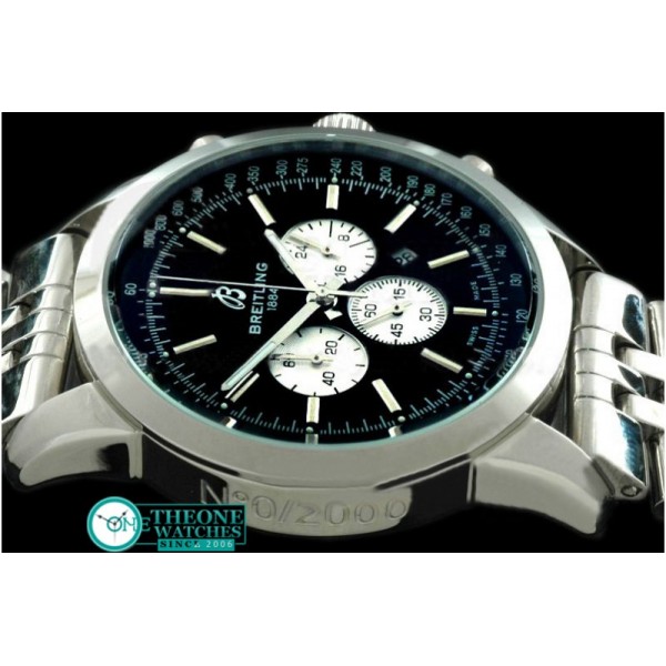 Breitling - TransOcean Chrono SS/SS Black Jap OS20 Qtz