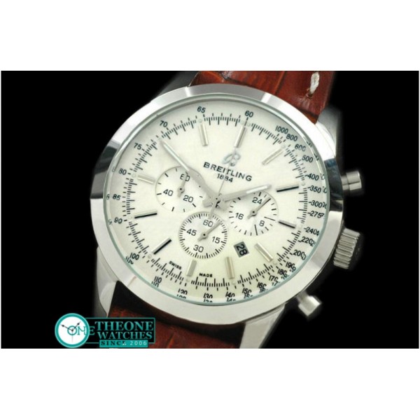 Breitling - TransOcean Chrono SS/LE White Jap OS20 Qtz