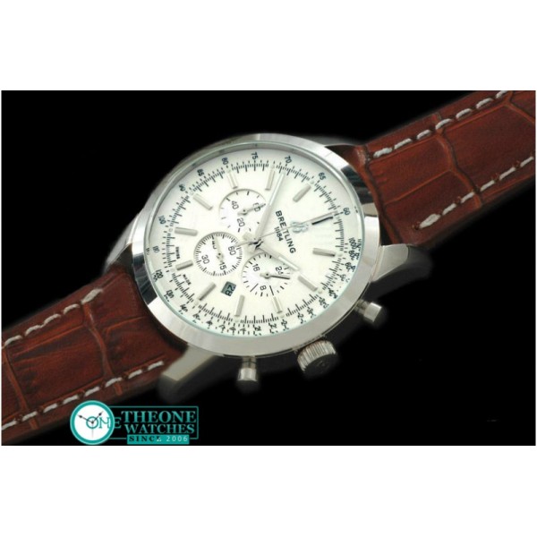 Breitling - TransOcean Chrono SS/LE White Jap OS20 Qtz