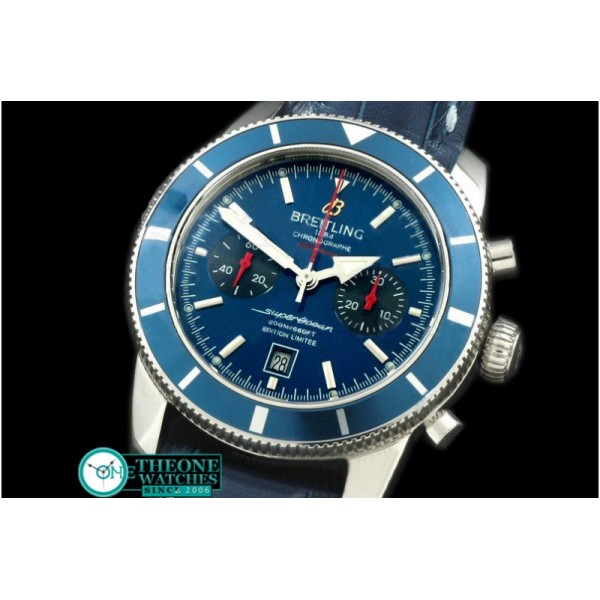 Breitling - Superocean 2010 Heritage Chrono SS/RU Blue A-7750