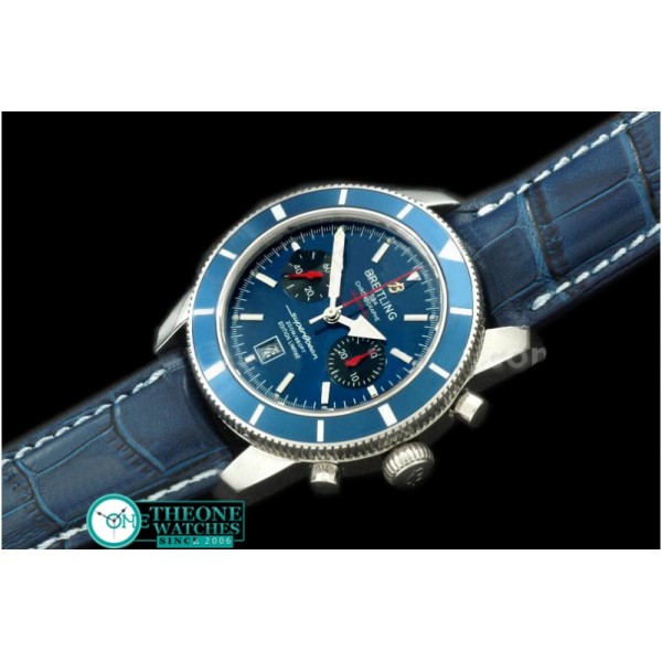 Breitling - Superocean 2010 Heritage Chrono SS/RU Blue A-7750