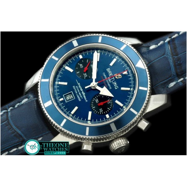 Breitling - Superocean 2010 Heritage Chrono SS/RU Blue A-7750