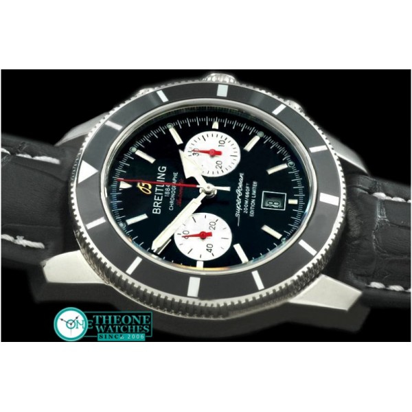 Breitling - Superocean 2010 Heritage Chrono SS/RU Black A-7750