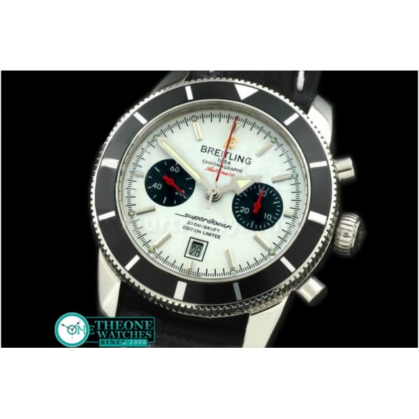 Breitling - Superocean 2010 Heritage Chrono SS/RU White A-7750