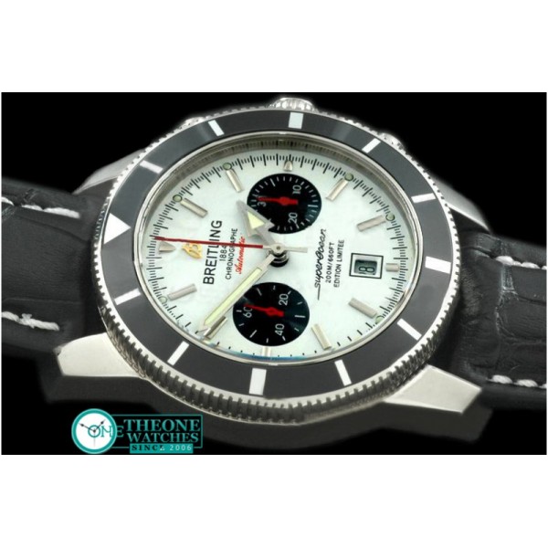 Breitling - Superocean 2010 Heritage Chrono SS/RU White A-7750