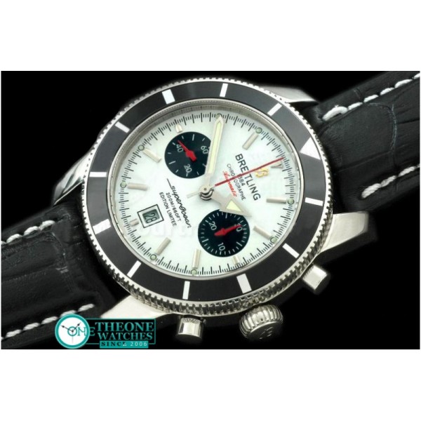 Breitling - Superocean 2010 Heritage Chrono SS/RU White A-7750