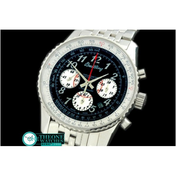 Breitling - Montbrillant SS/SS Black Num A-7750 28800bph