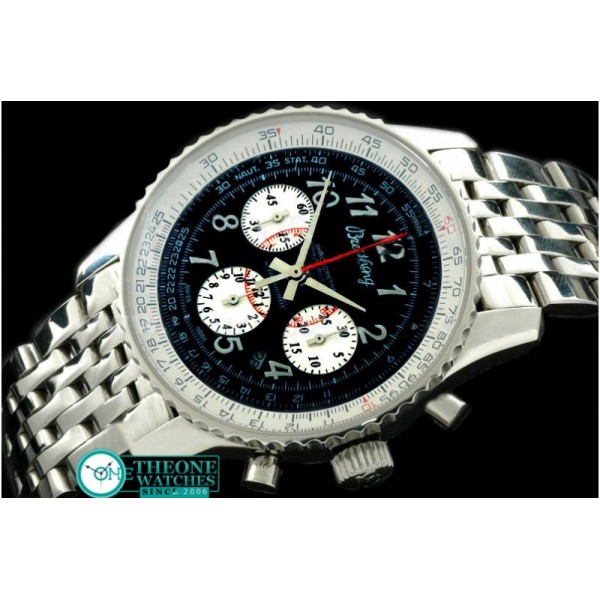 Breitling - Montbrillant SS/SS Black Num A-7750 28800bph