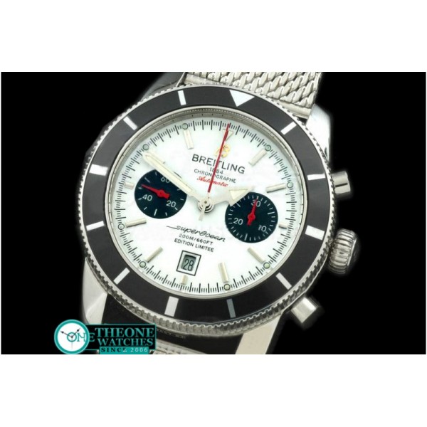 Breitling - Superocean 2010 Heritage Chrono SS/ME White A-7750