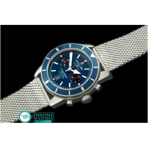 Breitling - Superocean 2010 Heritage Chrono SS/ME Blue A-7750