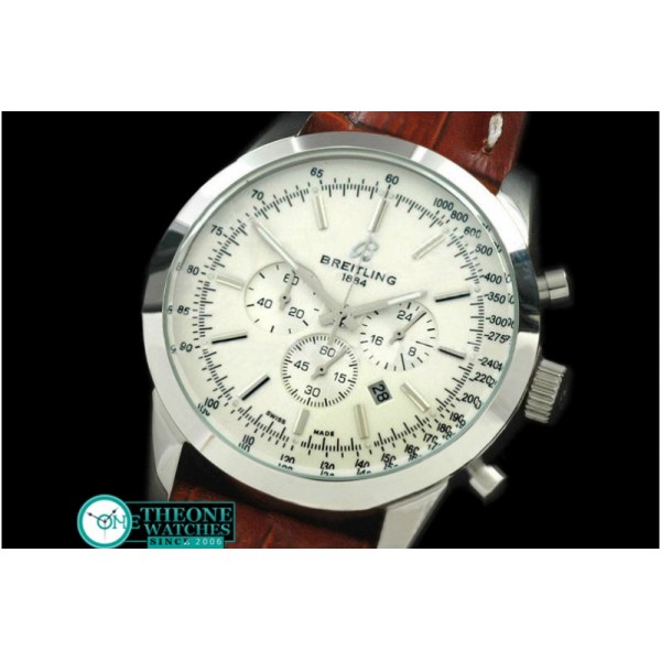 Breitling - Ladies TransOcean Chrono SS/LE White Jap OS20 Qtz