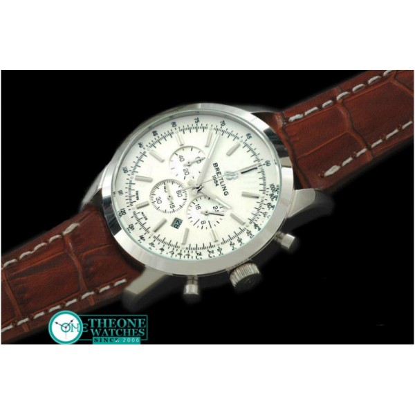 Breitling - Ladies TransOcean Chrono SS/LE White Jap OS20 Qtz