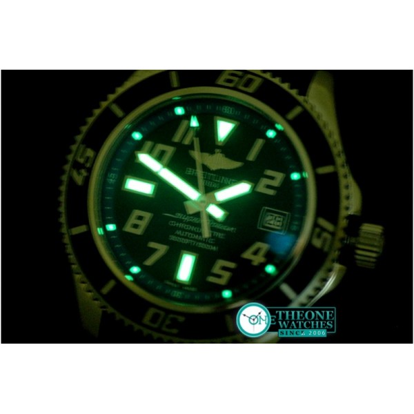 Breitling - 2010 Superocean Abyss SS/RU Blk/Blue A-2824