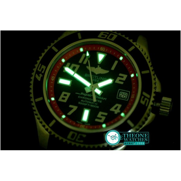 Breitling - 2010 Superocean Abyss SS/RU Blk/Red A-2824