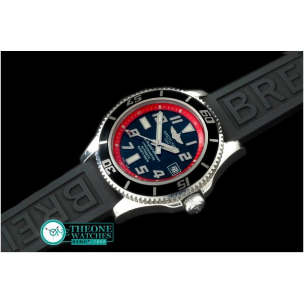 Breitling - 2010 Superocean Abyss SS/RU Blk/Red A-2824