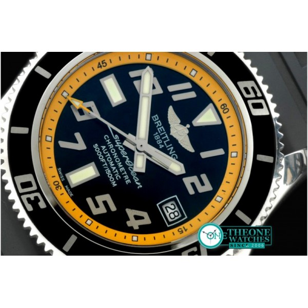 Breitling - 2010 Superocean Abyss SS/RU Blk/Yellow A-2824