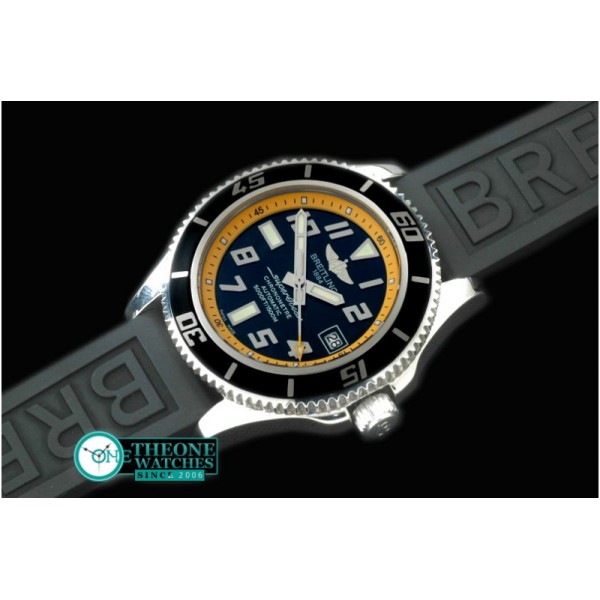 Breitling - 2010 Superocean Abyss SS/RU Blk/Yellow A-2824