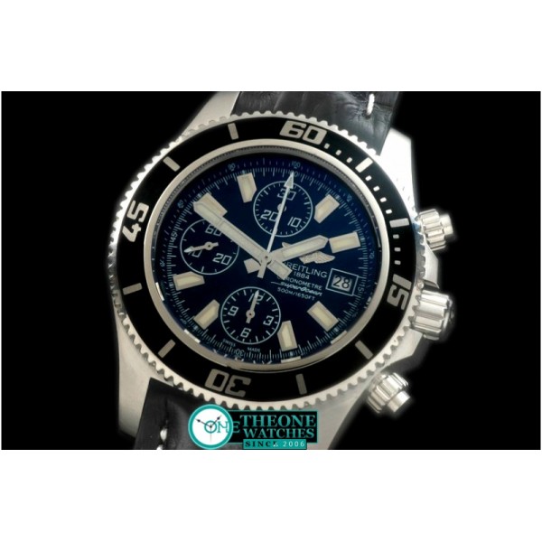 Breitling - Superocean Abyss 44 SS/LE Blk/Wht A-7750