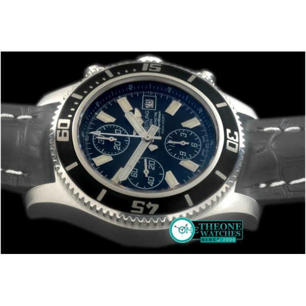 Breitling - Superocean Abyss 44 SS/LE Blk/Wht A-7750