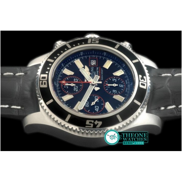 Breitling - Superocean Abyss 44 SS/LE Blk/Red A-7750