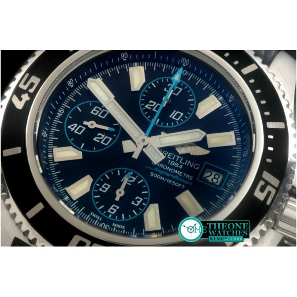 Breitling - Superocean Abyss 44 SS/LE Blk/Blue A-7750