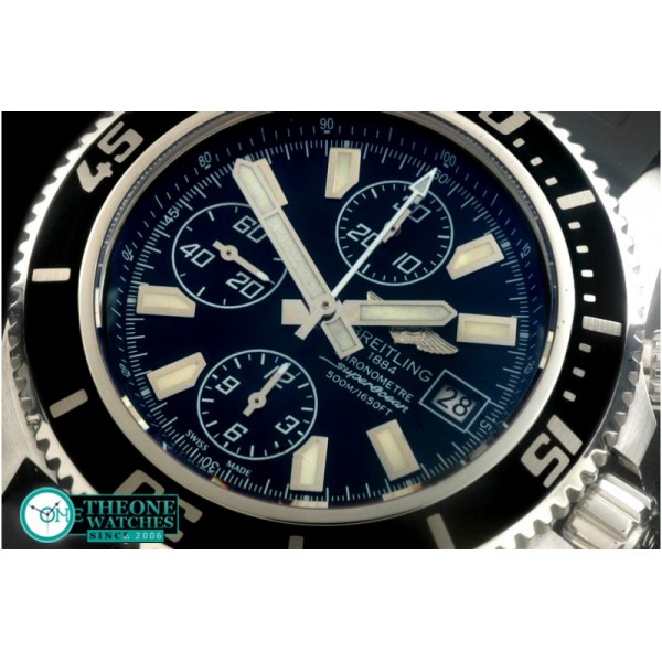 Breitling - Superocean Abyss 44 SS/RU Blk/Wht A-7750