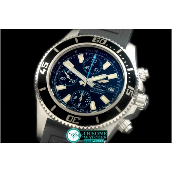 Breitling - Superocean Abyss 44 SS/RU Blk/Blue A-7750