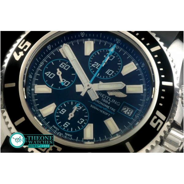 Breitling - Superocean Abyss 44 SS/RU Blk/Blue A-7750