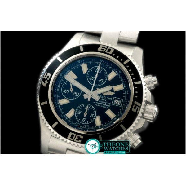 Breitling - Superocean Abyss 44 SS/SS Blk/Wht A-7750