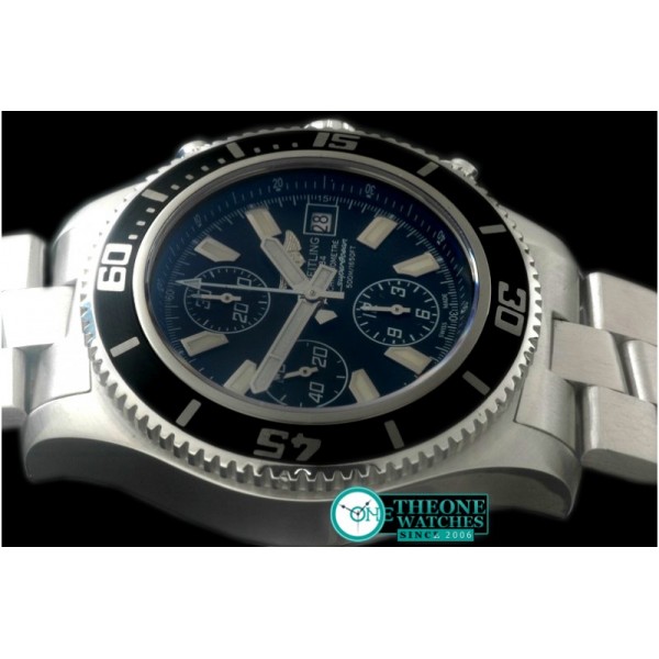 Breitling - Superocean Abyss 44 SS/SS Blk/Wht A-7750