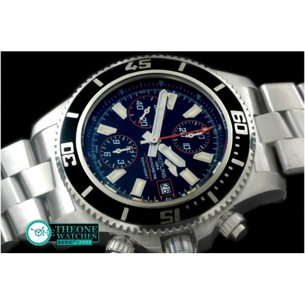 Breitling - Superocean Abyss 44 SS/SS Blk/Red A-7750