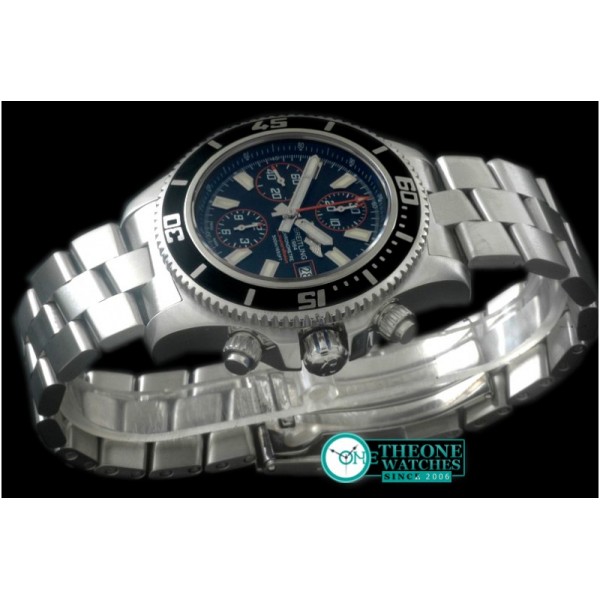 Breitling - Superocean Abyss 44 SS/SS Blk/Red A-7750