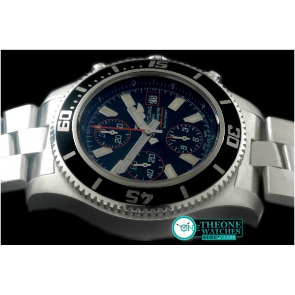 Breitling - Superocean Abyss 44 SS/SS Blk/Red A-7750