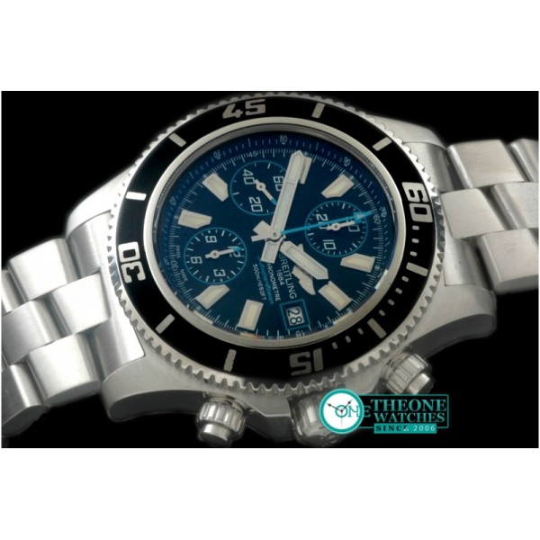 Breitling - Superocean Abyss 44 SS/SS Blk/Blue A-7750