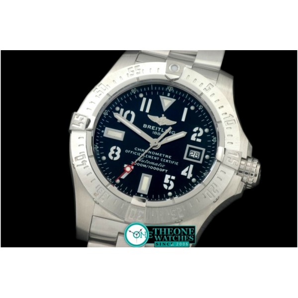 Breitling - Seawolf Avenger H Factory SS/SS Black Asia Eta 2836